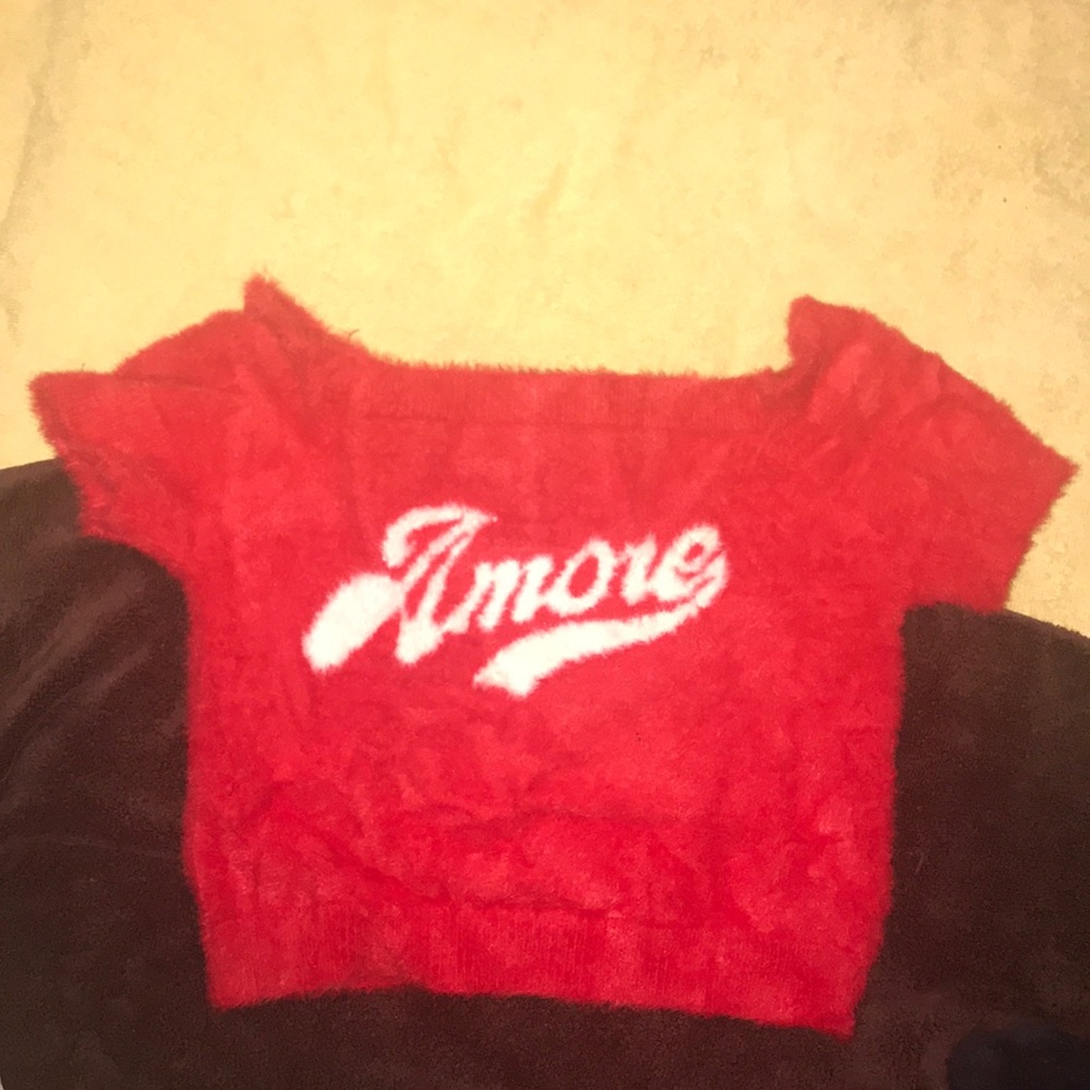Red Amore Crop top.